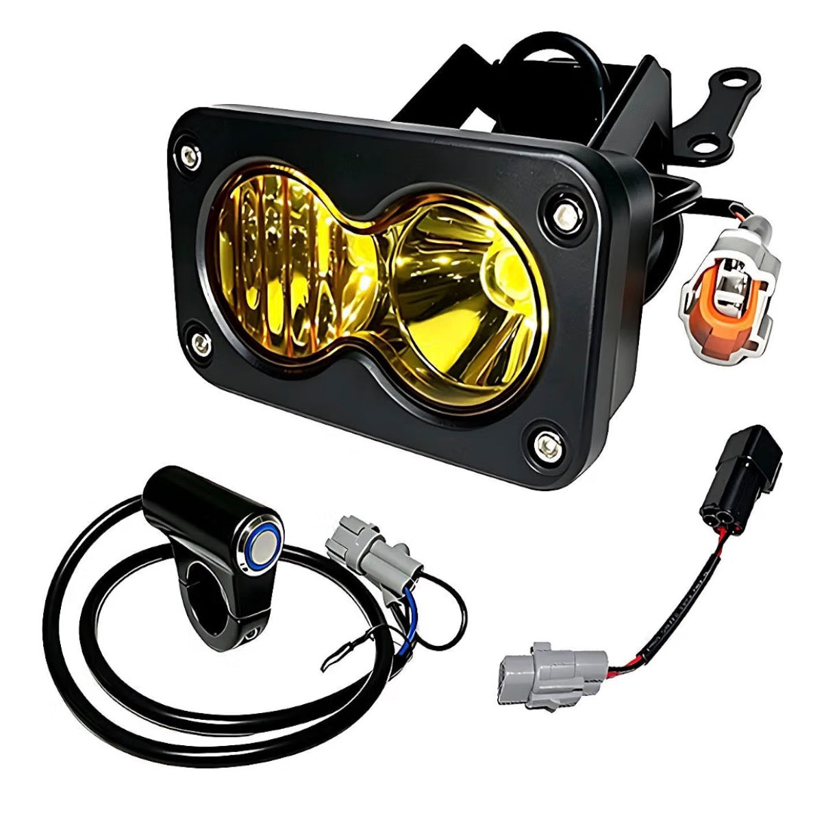 Golden Yellow LED Headlight Kit Plug & Play for Sur-Ron eRide Pro S SS